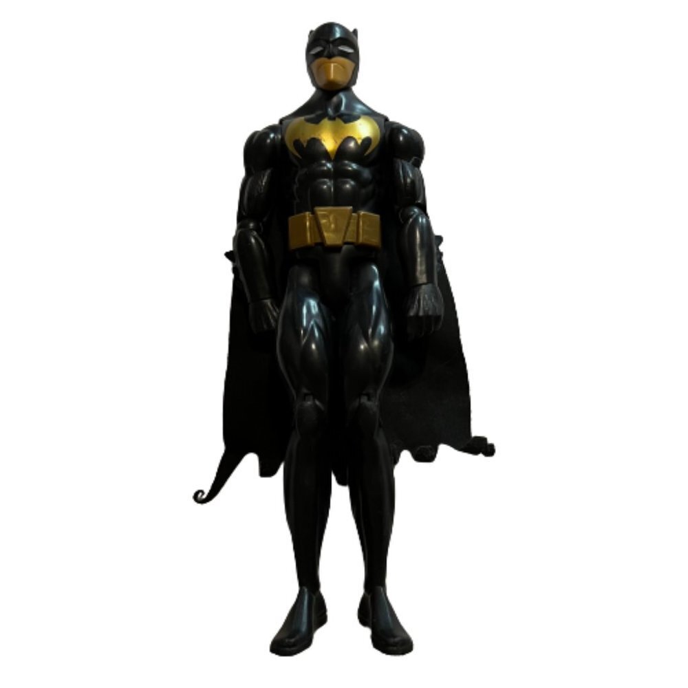 Mattel DC Comics 12" Inch Batman Action Figure Black Gold Belt - Picture 1 of 9